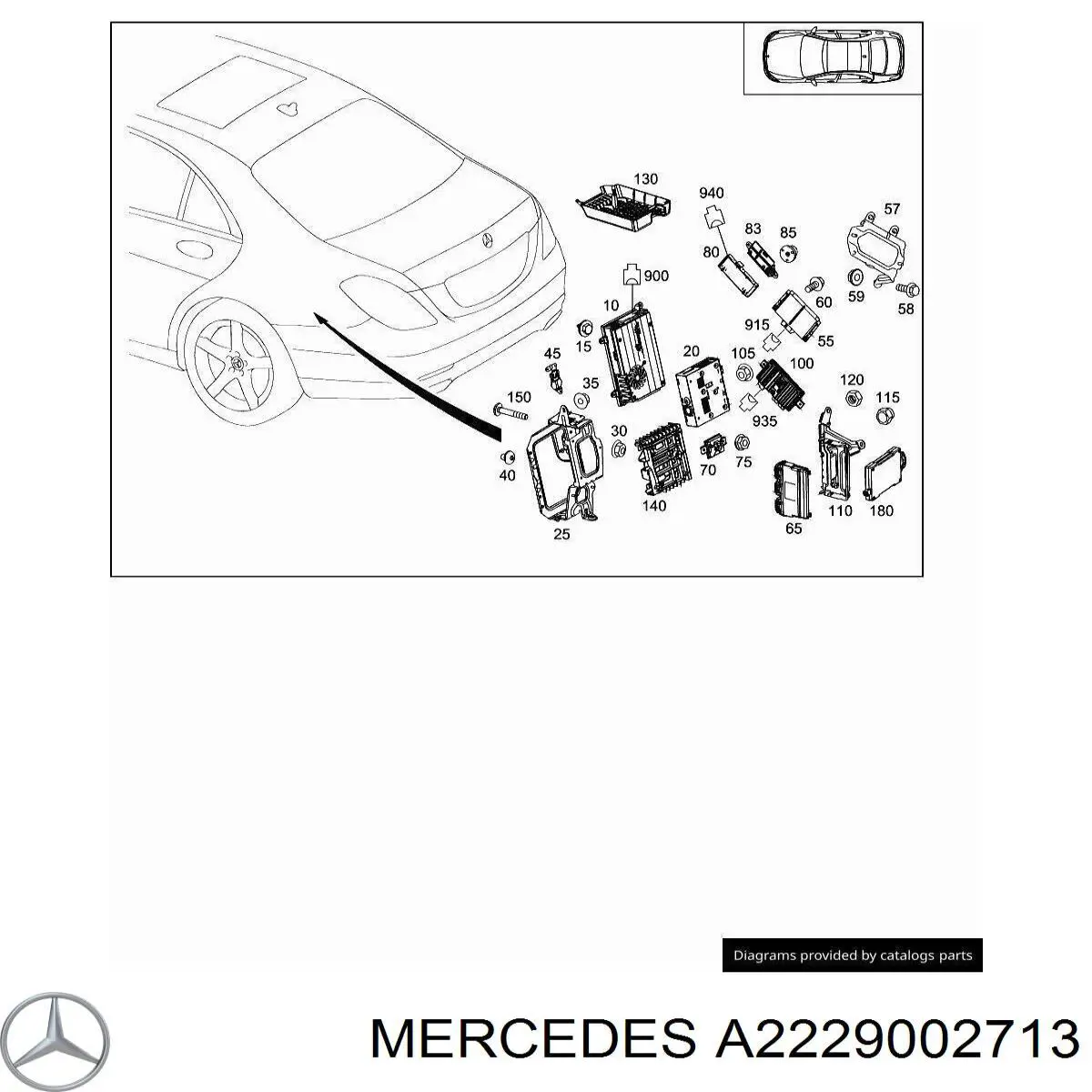 A2229002713 Mercedes 