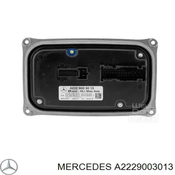Блок керування освітленням Mercedes A2229003013 ціна, від 139.36 USD