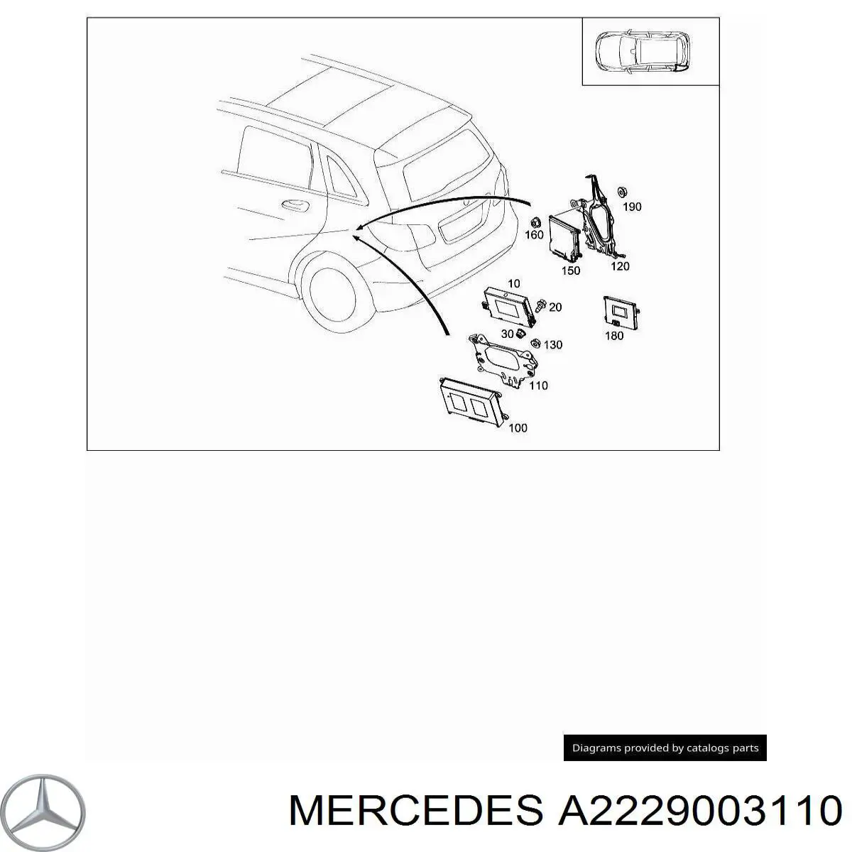 A2229003110 Mercedes 