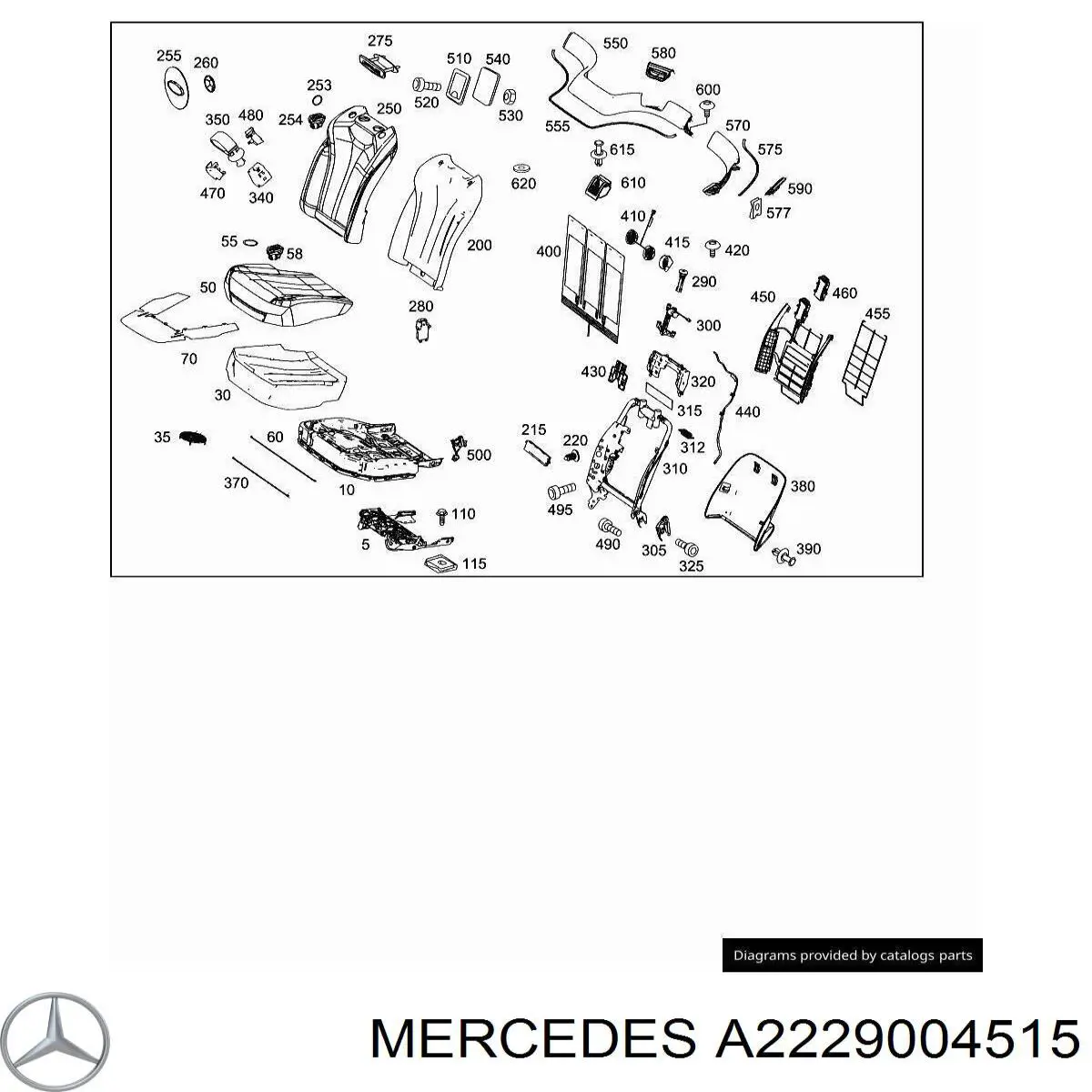 Купити A2229005212 Mercedes 