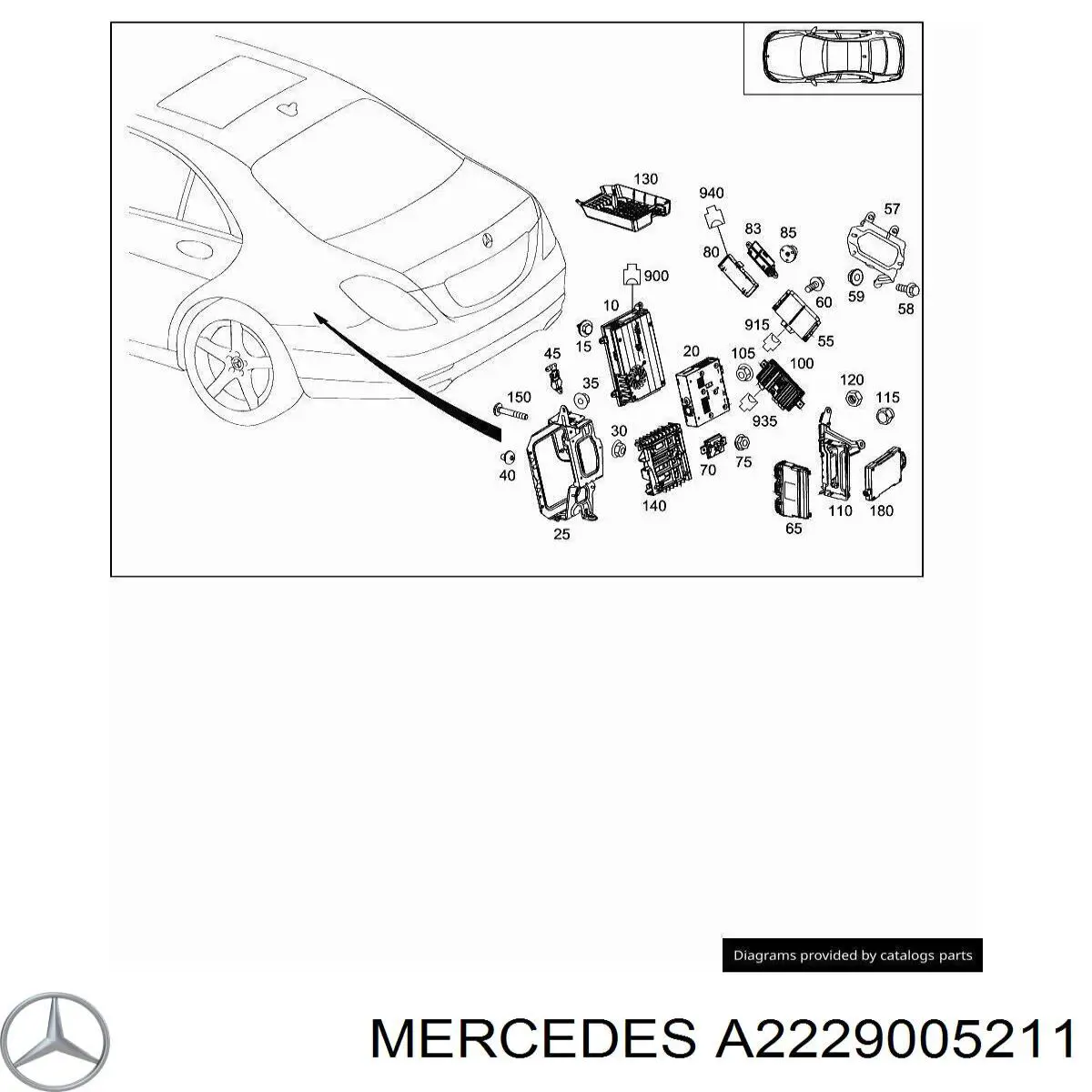 A2229005211 Mercedes 