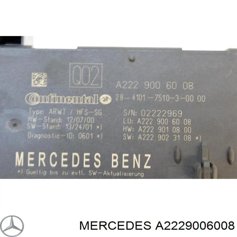  A2229006008 Mercedes