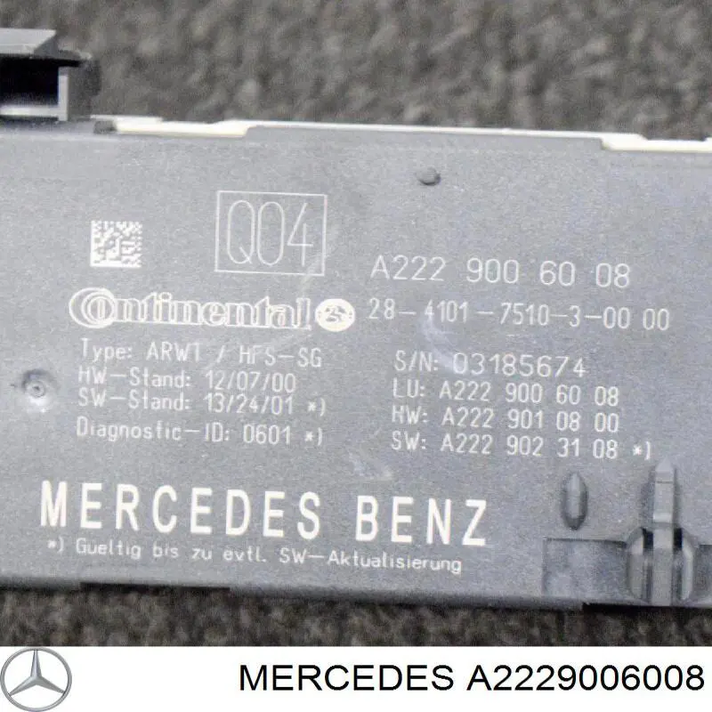  Mercedes A2229006008 ціна, від 12.70 USD