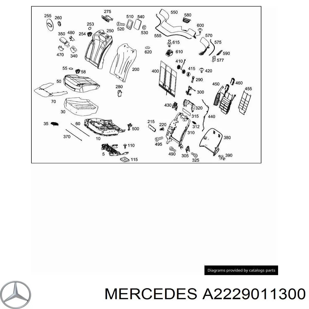A2229011300 Mercedes 