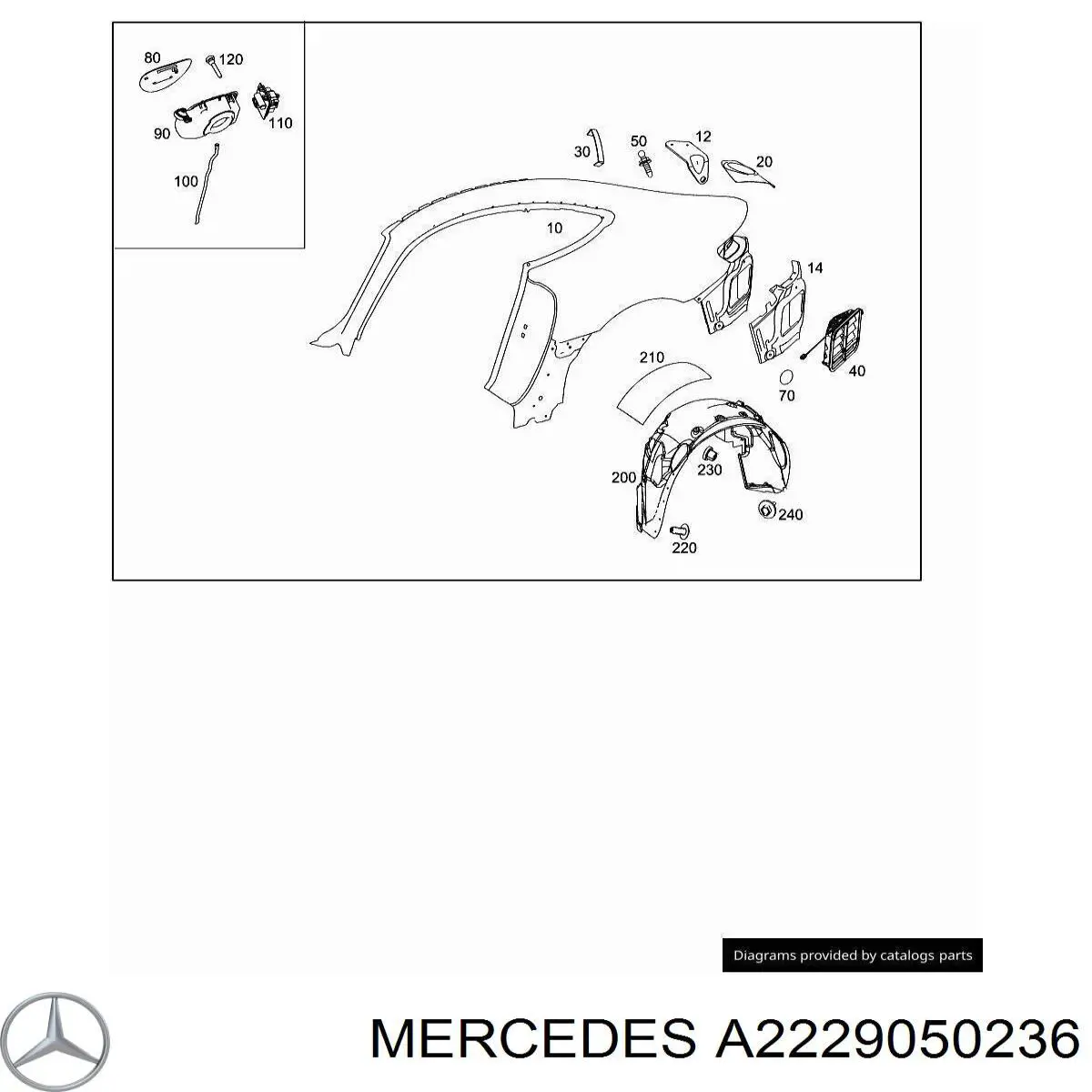 A2229050236 Mercedes 