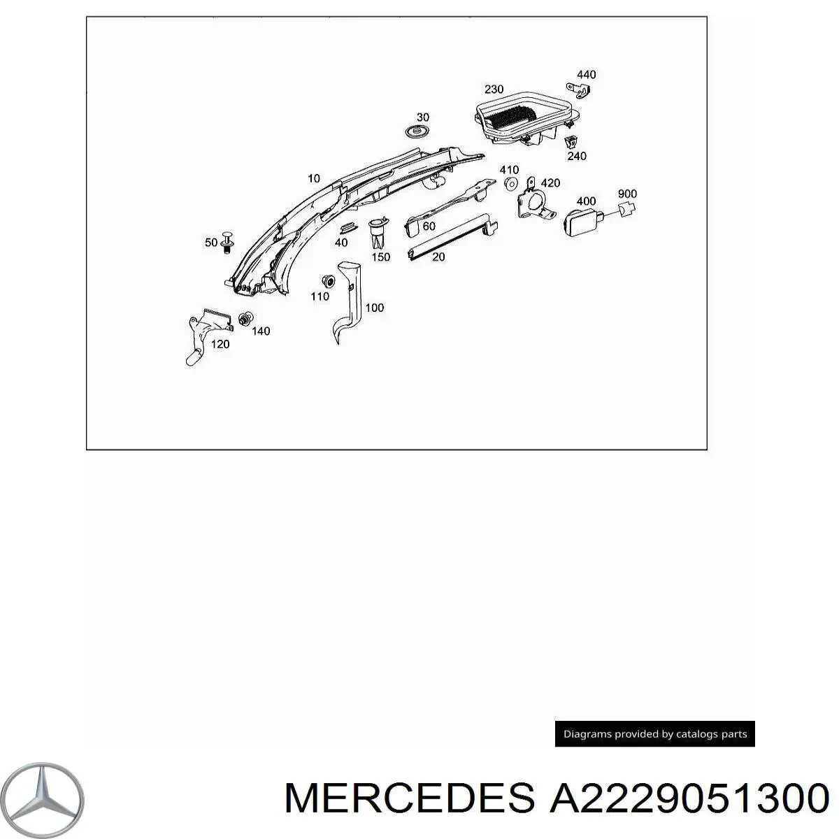 Купити A2229051300 Mercedes 
