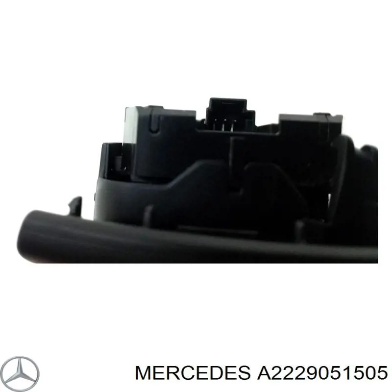 Кнопка вмикання двигуна склопідіймача задня права A2229051505 Mercedes