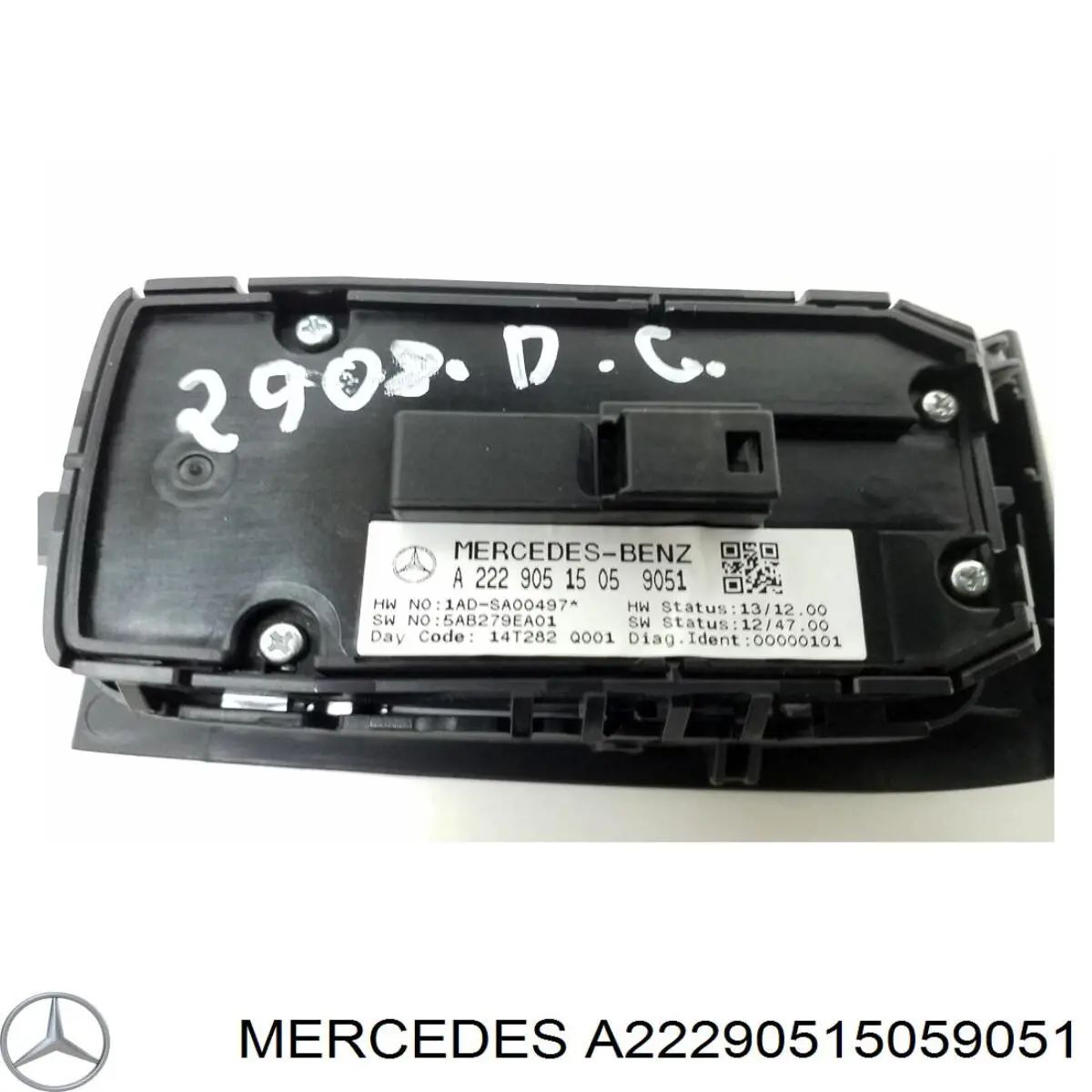 Купити A22290515059051 Mercedes Кнопка вмикання двигуна склопідіймача задня права