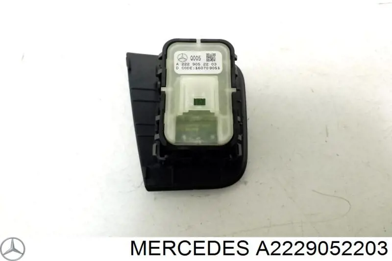 A2229052203 Mercedes Кнопка підйомника переднього правого скла