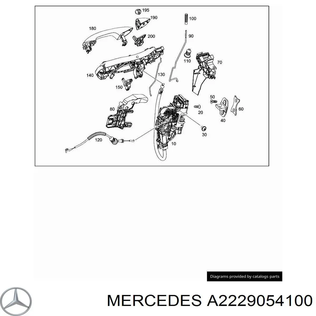  Mercedes A2229054100 ціна, від 433.46 USD