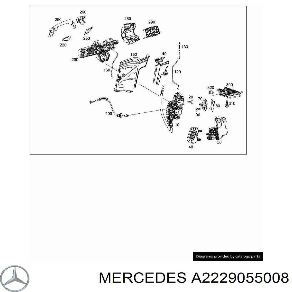 Брелок керування сигналізацією Mercedes A2229055008 ціна, від 316.73 USD