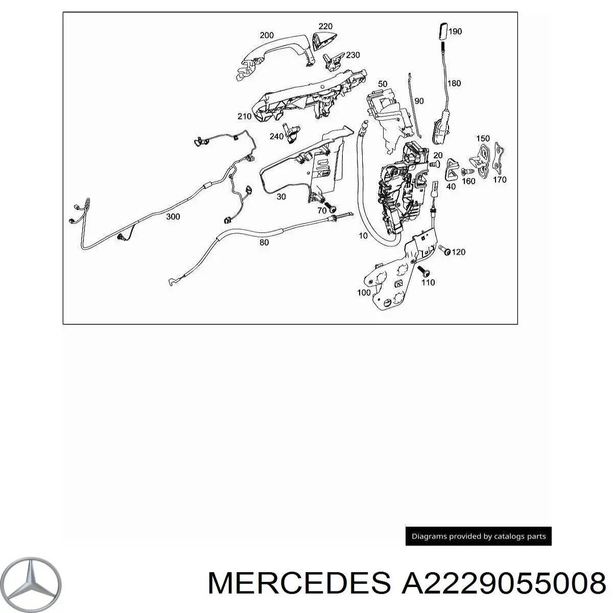 A2229059804 Mercedes Брелок управління сигналізацією