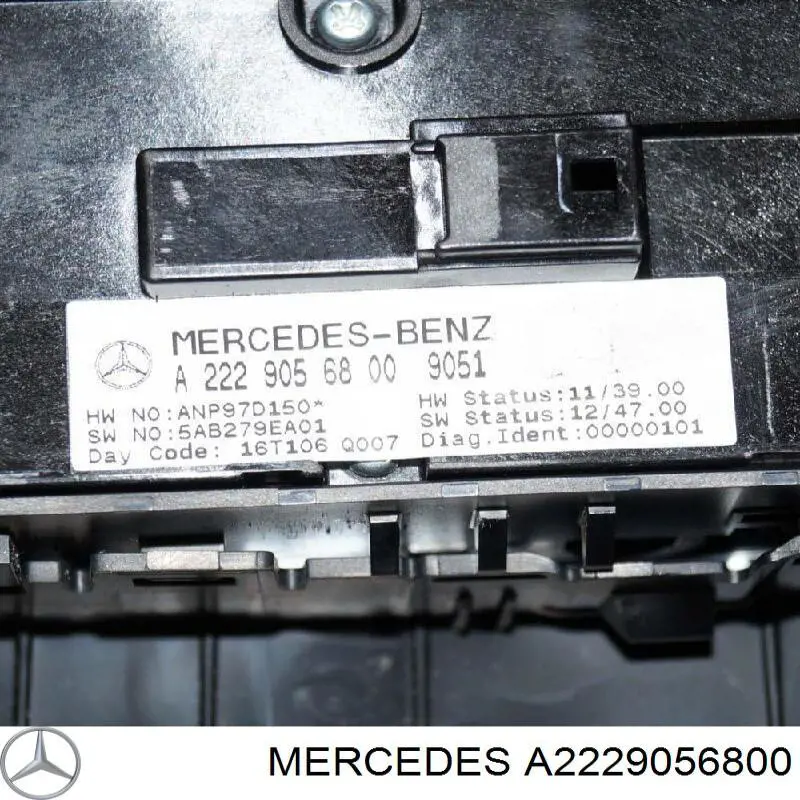 A2229056800 Mercedes кнопковий блок керування склопідіймачами передній лівий