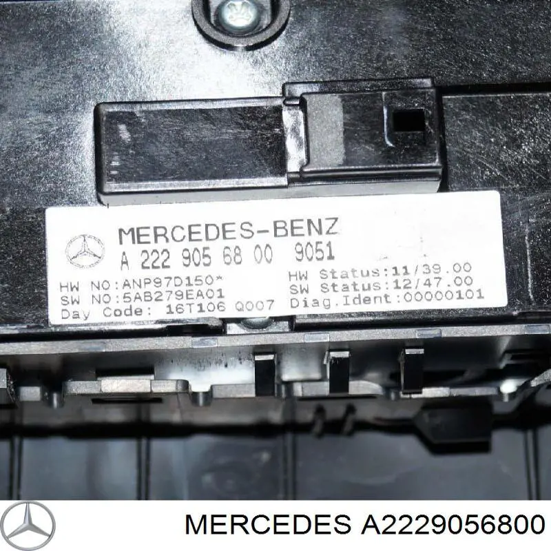 Кнопковий блок керування склопідіймачами передній лівий Mercedes A2229056800 ціна, від 37.88 USD
