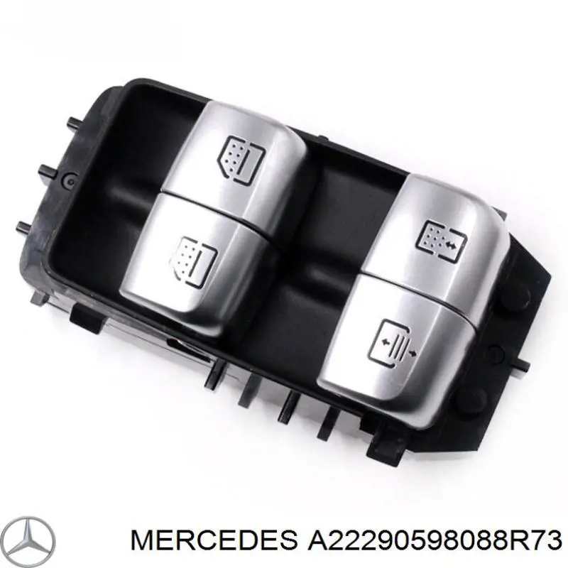 Купити A2229059808 Mercedes Кнопка вмикання двигуна склопідіймача задня права