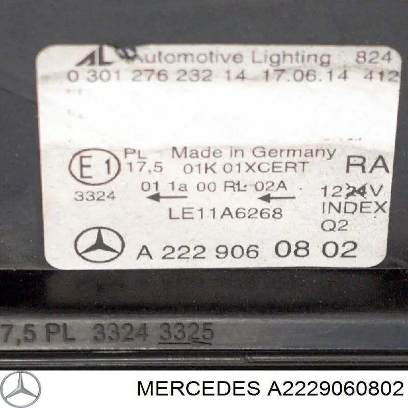 A2229060802 Mercedes 