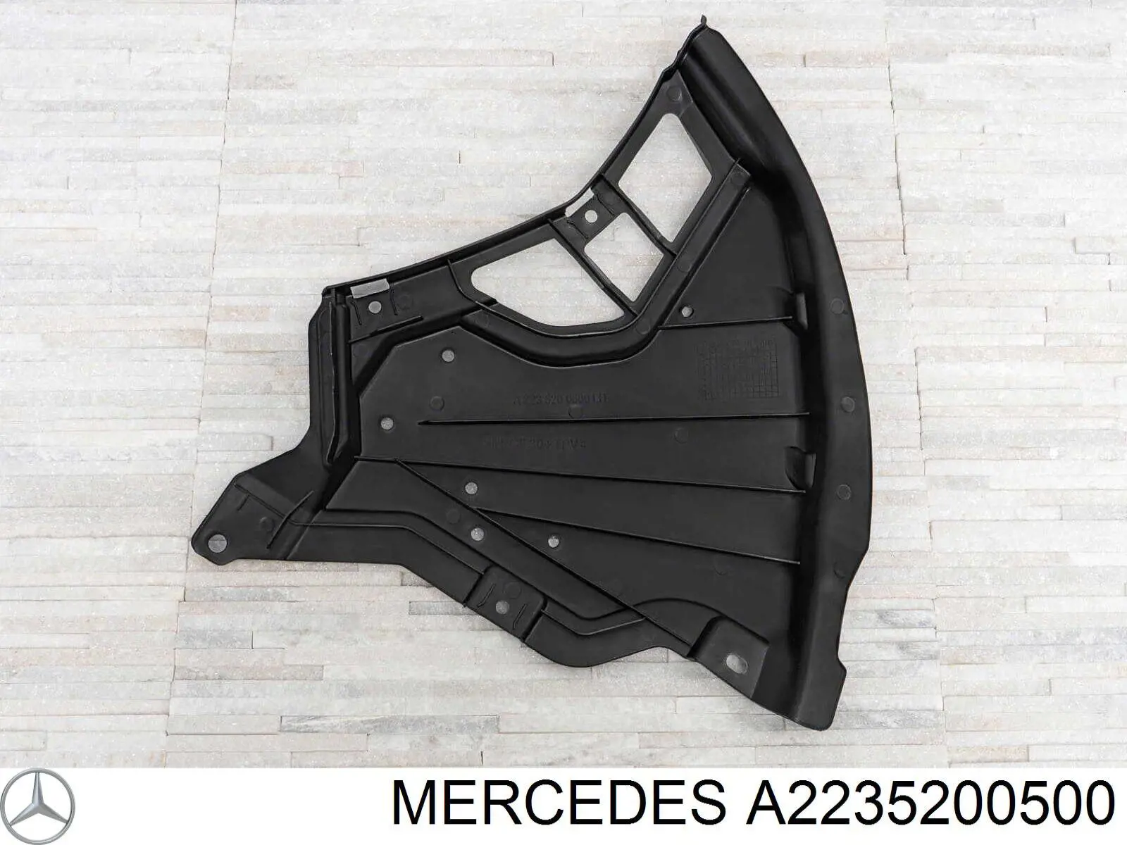 Захист бампера переднього, лівий A2235200500 Mercedes