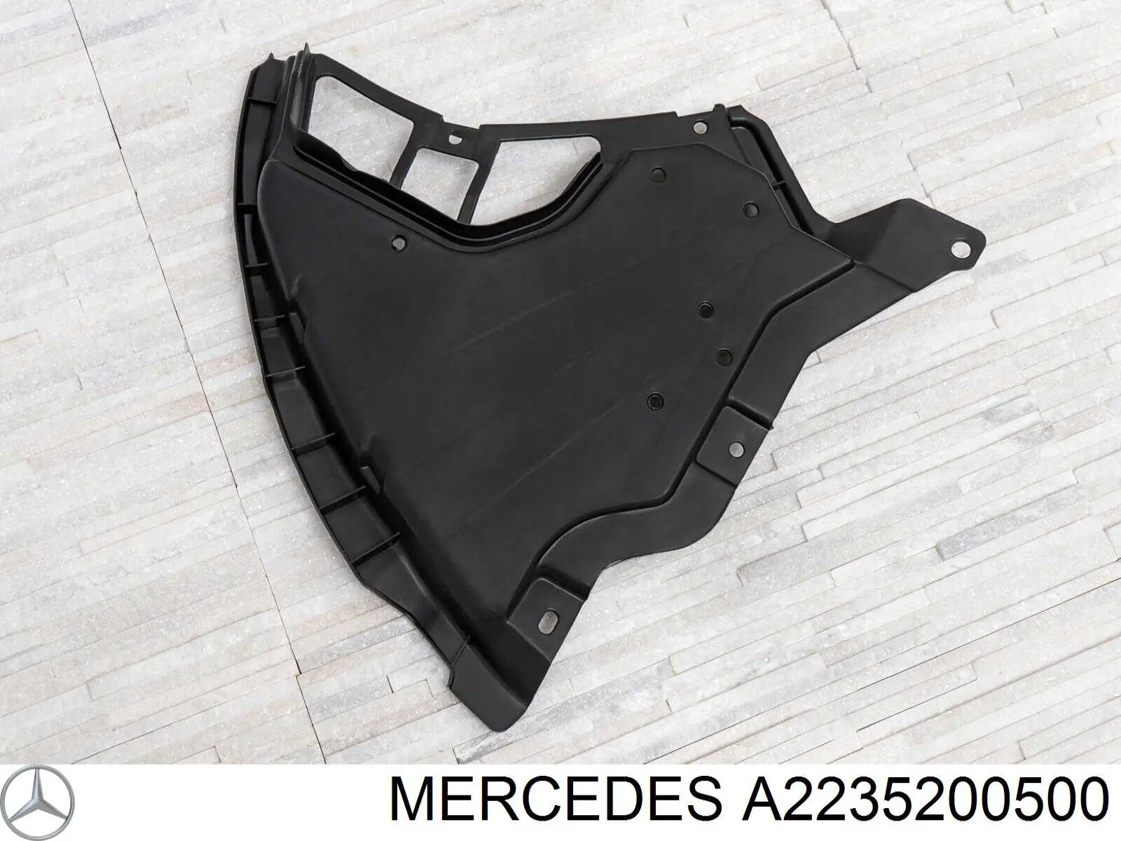 Купити A2235200500 Mercedes Захист бампера переднього, лівий