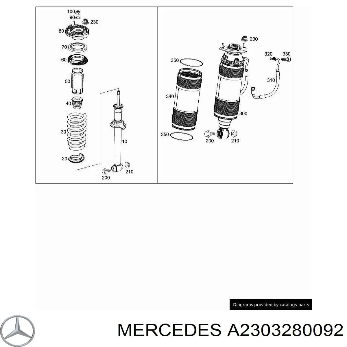 A2303280092 Mercedes 