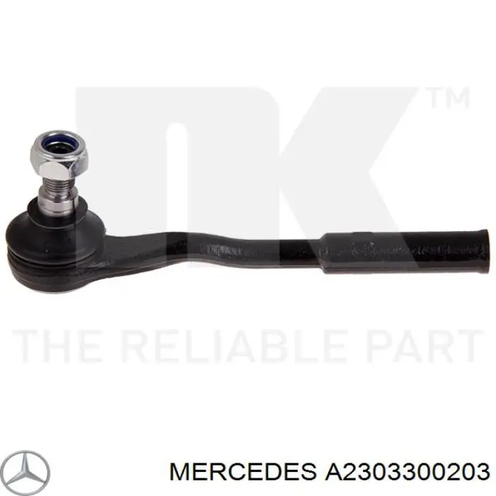 Наконечник рульовий Mercedes A2303300203 ціна, від 16.87 USD
