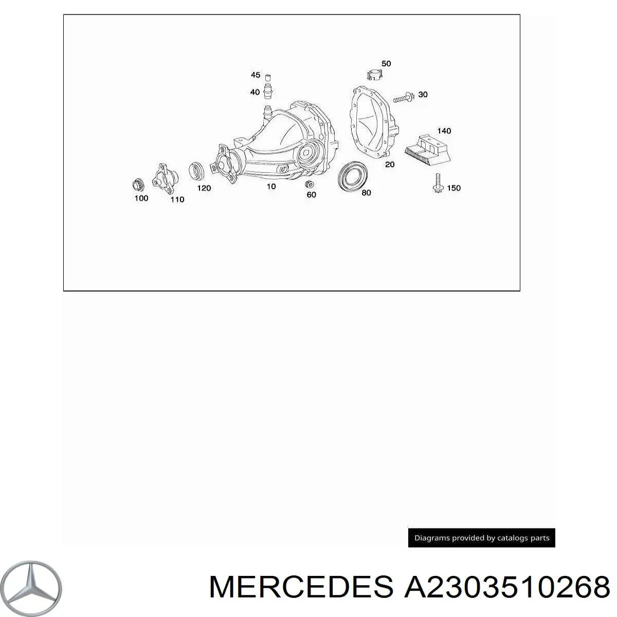 Купити A2303510268 Mercedes 