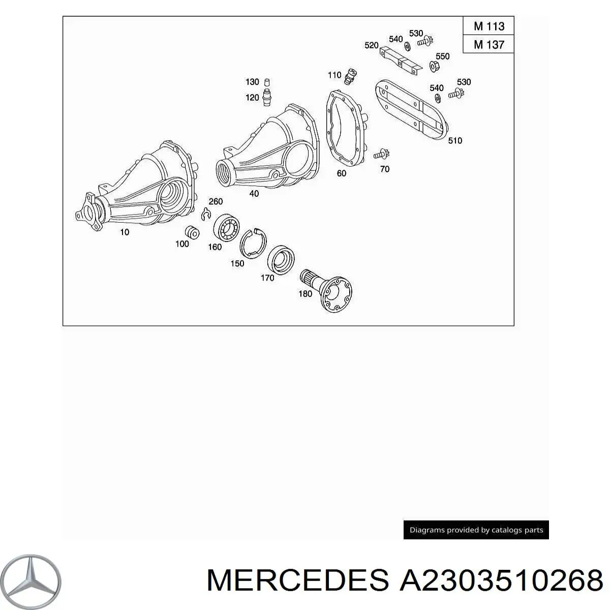  Mercedes A2303500590