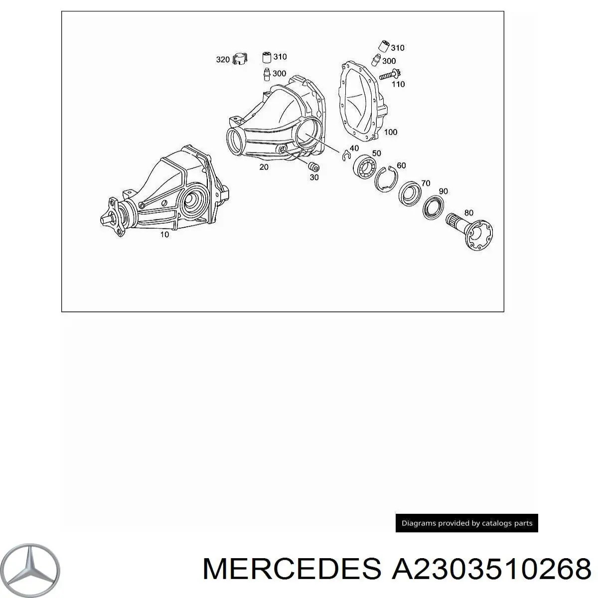 A2303500590 Mercedes 