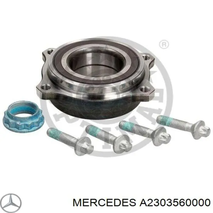 Підшипник маточини задньої Mercedes A2303560000 ціна, від 67.41 USD