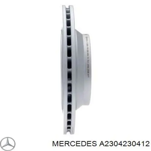 Задні дискові гальма Mercedes A2304230412 ціна, від 61.66 USD