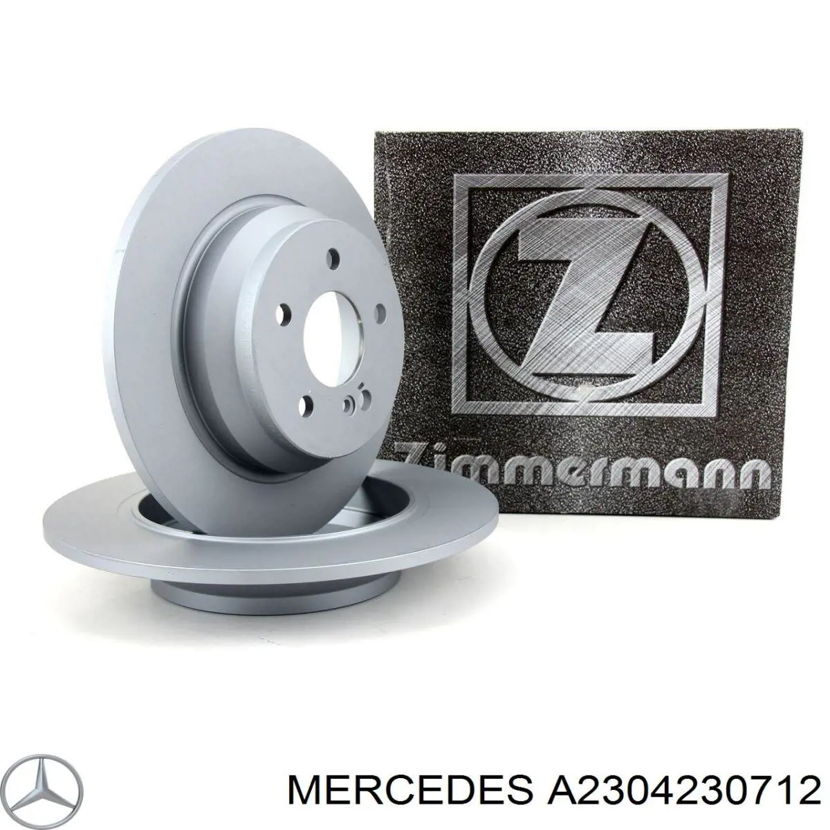 Задні дискові гальма Mercedes A2304230712 ціна, від 53.54 USD