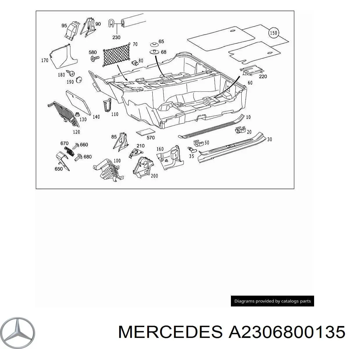 A2306800135 Mercedes 