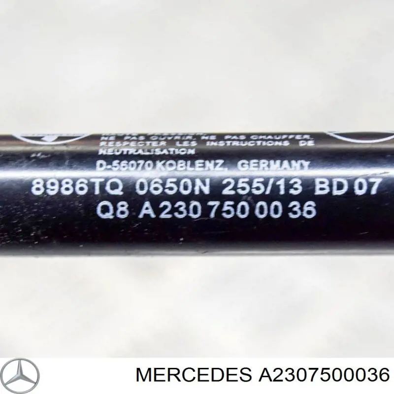 Амортизатор двері задньої Mercedes A2307500036 ціна, від 15.98 USD