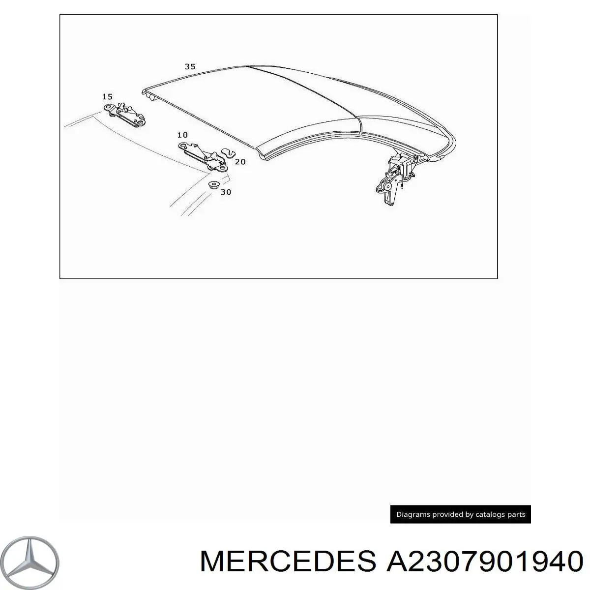  Mercedes A2307901940 ціна, від 292.04 USD