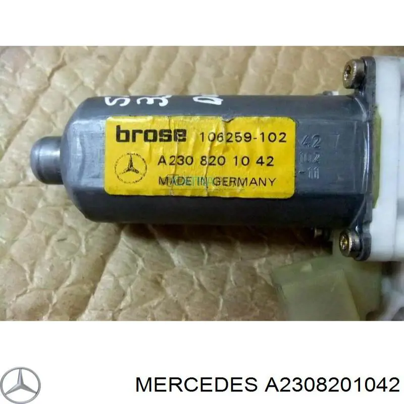 Двигун склопідіймача двері передньої A2308201042 Mercedes