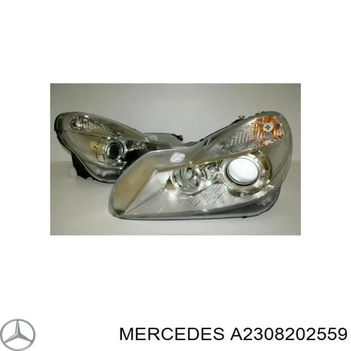 A2308202559 Mercedes Фара дальнього світла в зборі