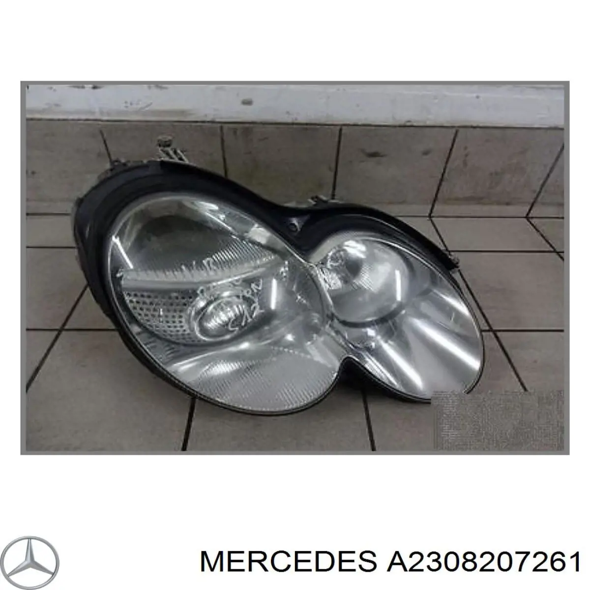 A2308207261 Mercedes Основна фара - вставка
