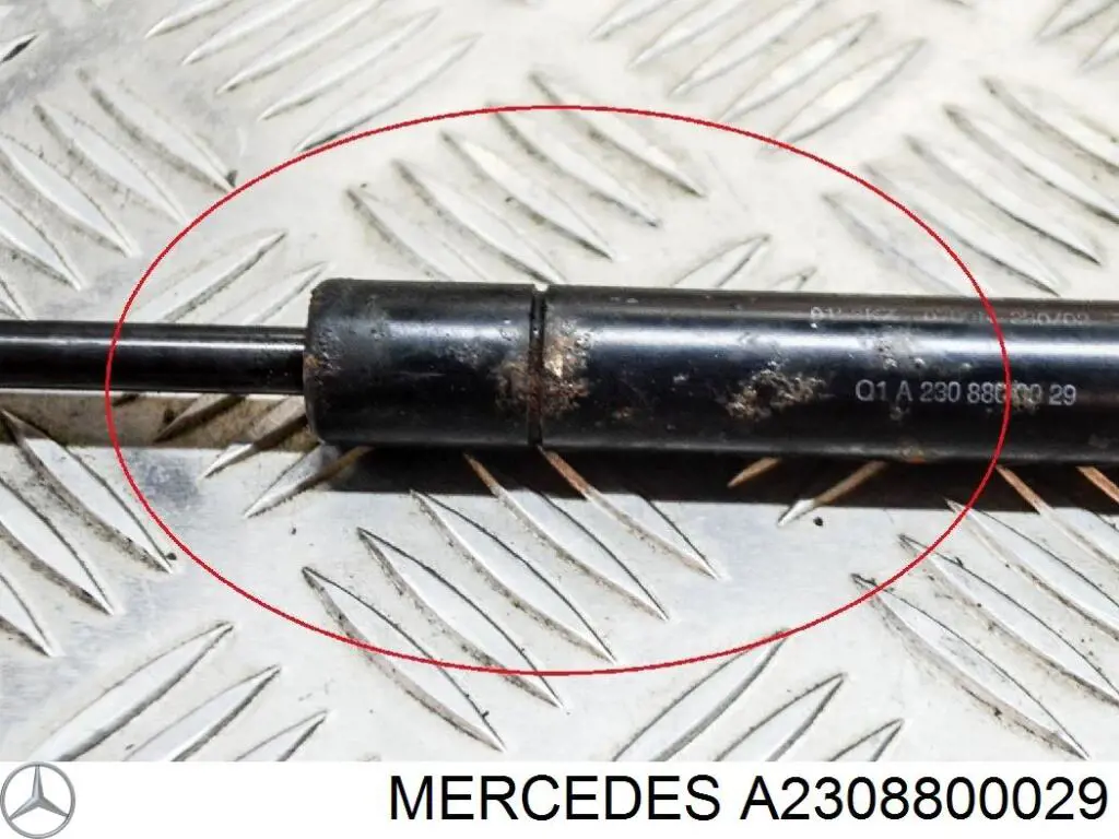 Упор капота Mercedes A2308800029