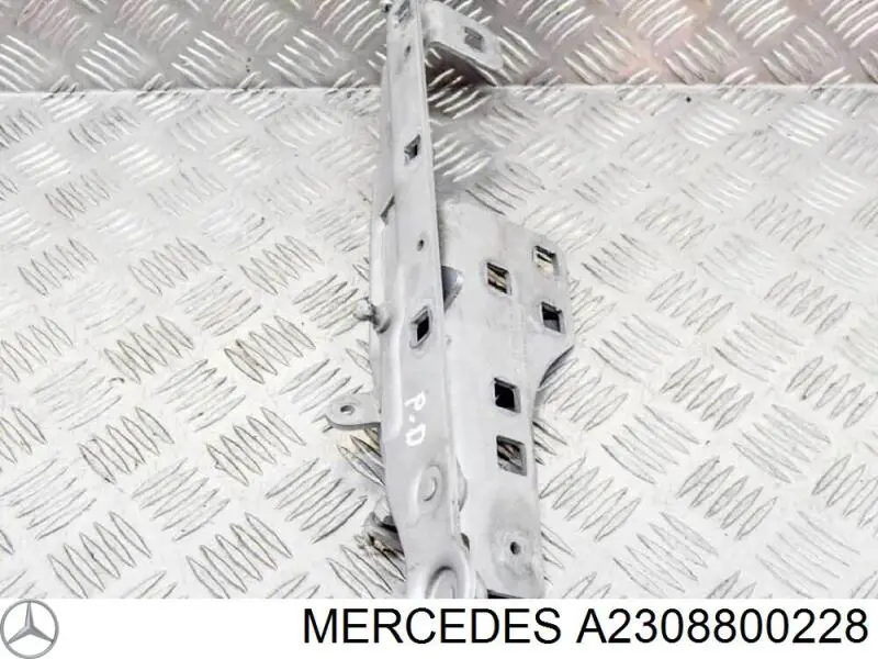 Купити A2308800228 Mercedes Шарнір капота правий