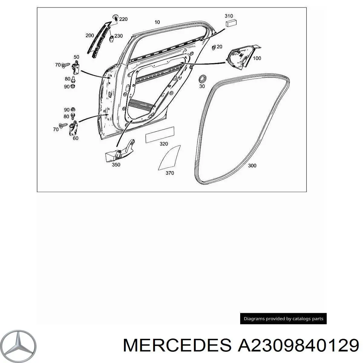 Купити A2309840129 Mercedes 