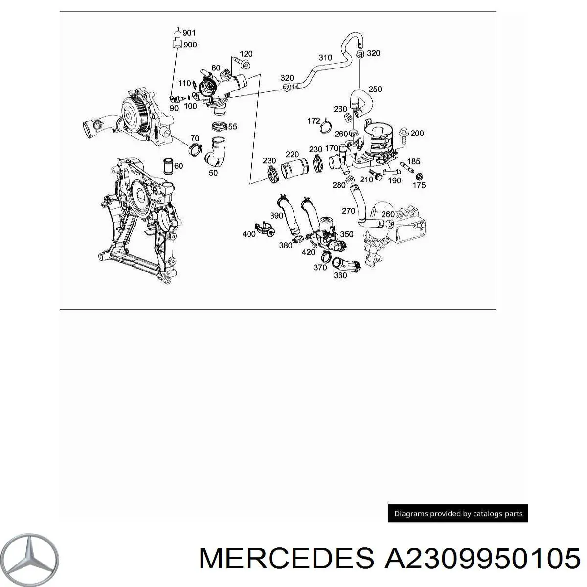  Mercedes A2309950105 ціна, від 3.68 USD