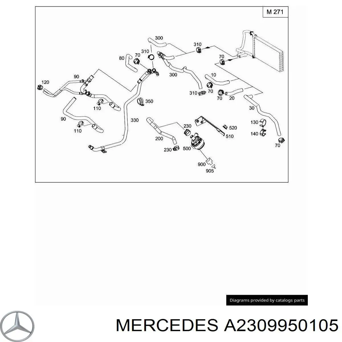 A2309950105 Mercedes 