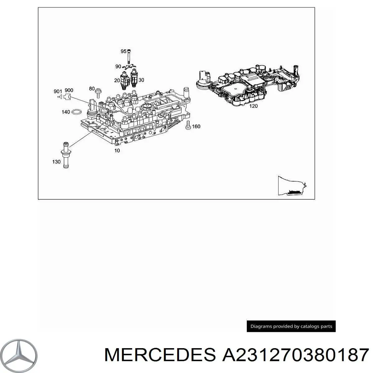 Купити A2312705200 Mercedes 