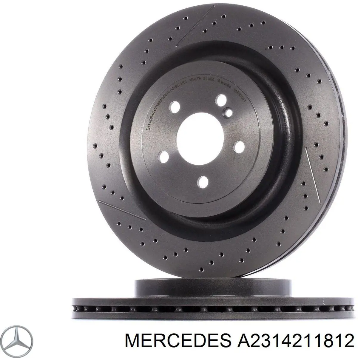 Диск переднього гальма Mercedes A2314211812 ціна, від 691.99 USD
