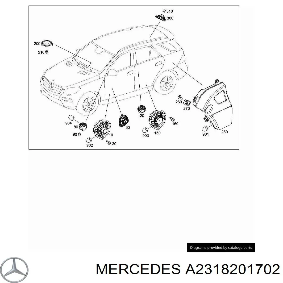 A2318201702 Mercedes 