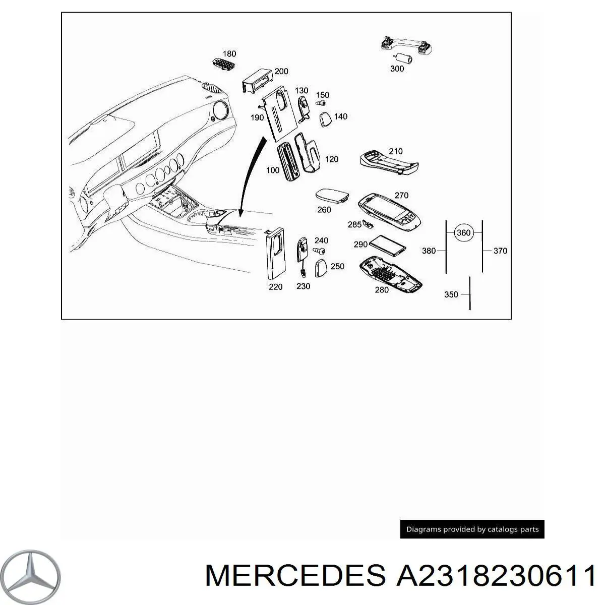 A2318230611 Mercedes 
