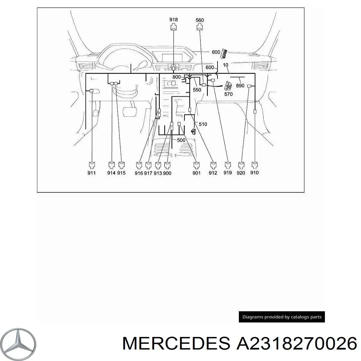 A2318270026 Mercedes 