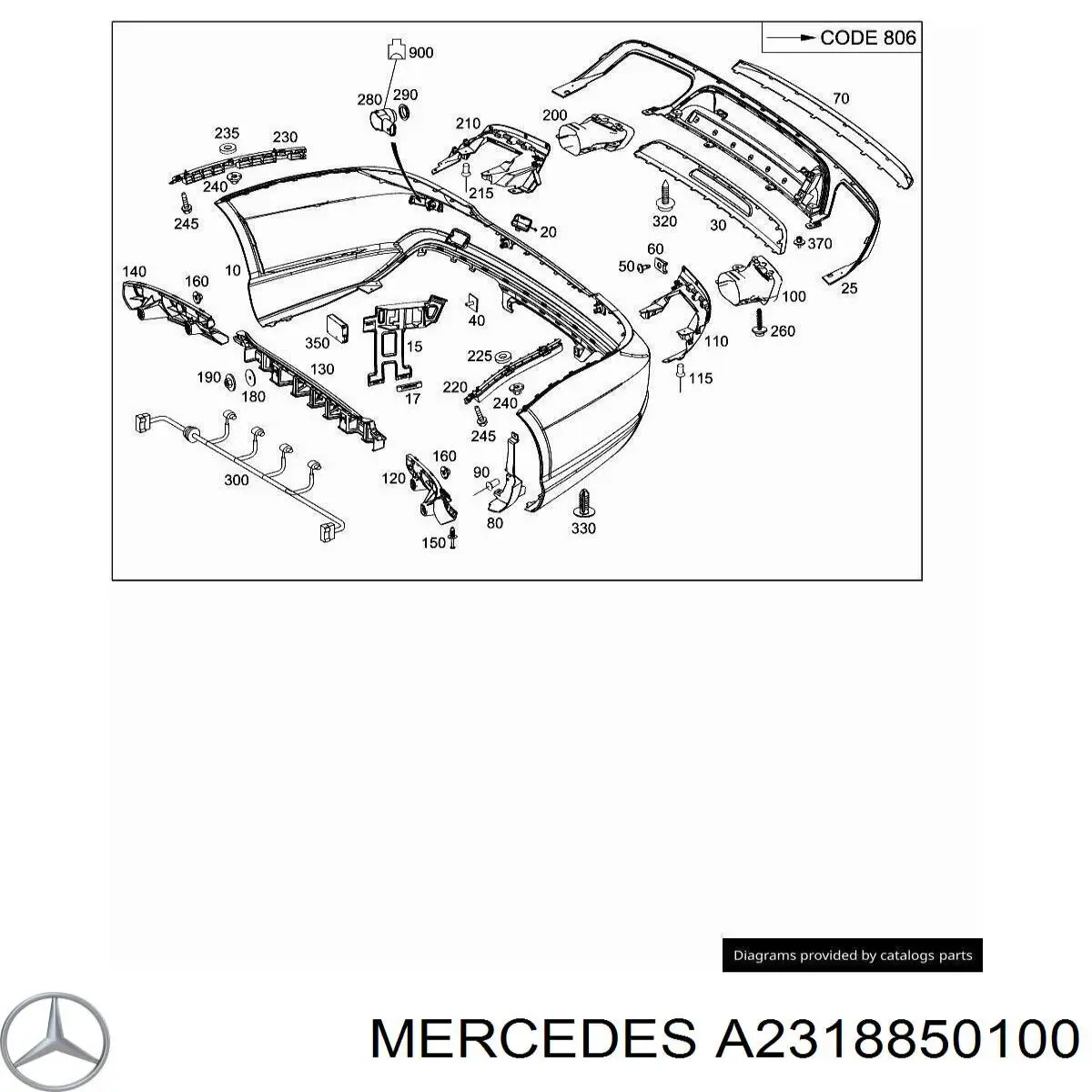 A2318850100 Mercedes 