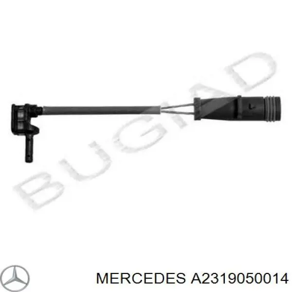 A2319050014 Mercedes датчик зносу гальмівних колодок, передній
