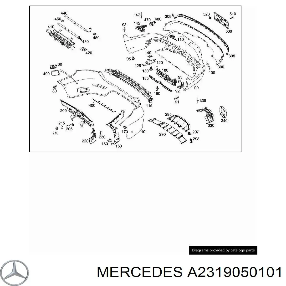 Купити A2319050101 Mercedes 