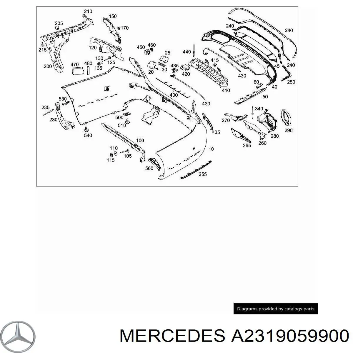 A2319059900 Mercedes 